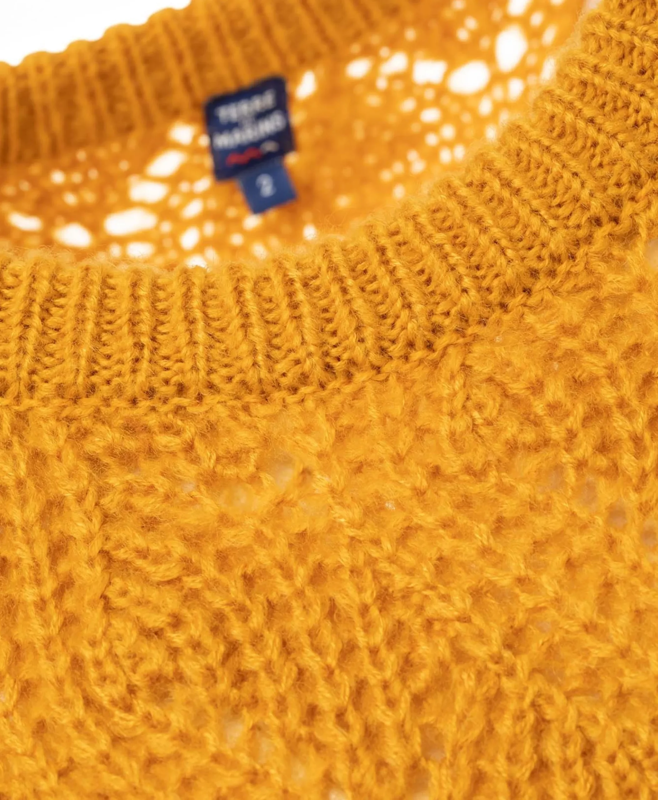 PULL JAUNE OCRE LITAS
