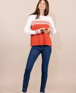 PULL ORANGE KOLETTE