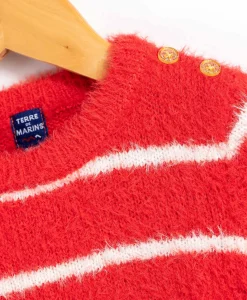 PULL ROUGE FRAISE KARINA