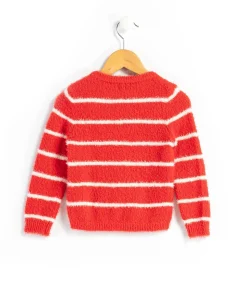 PULL ROUGE FRAISE KARINA