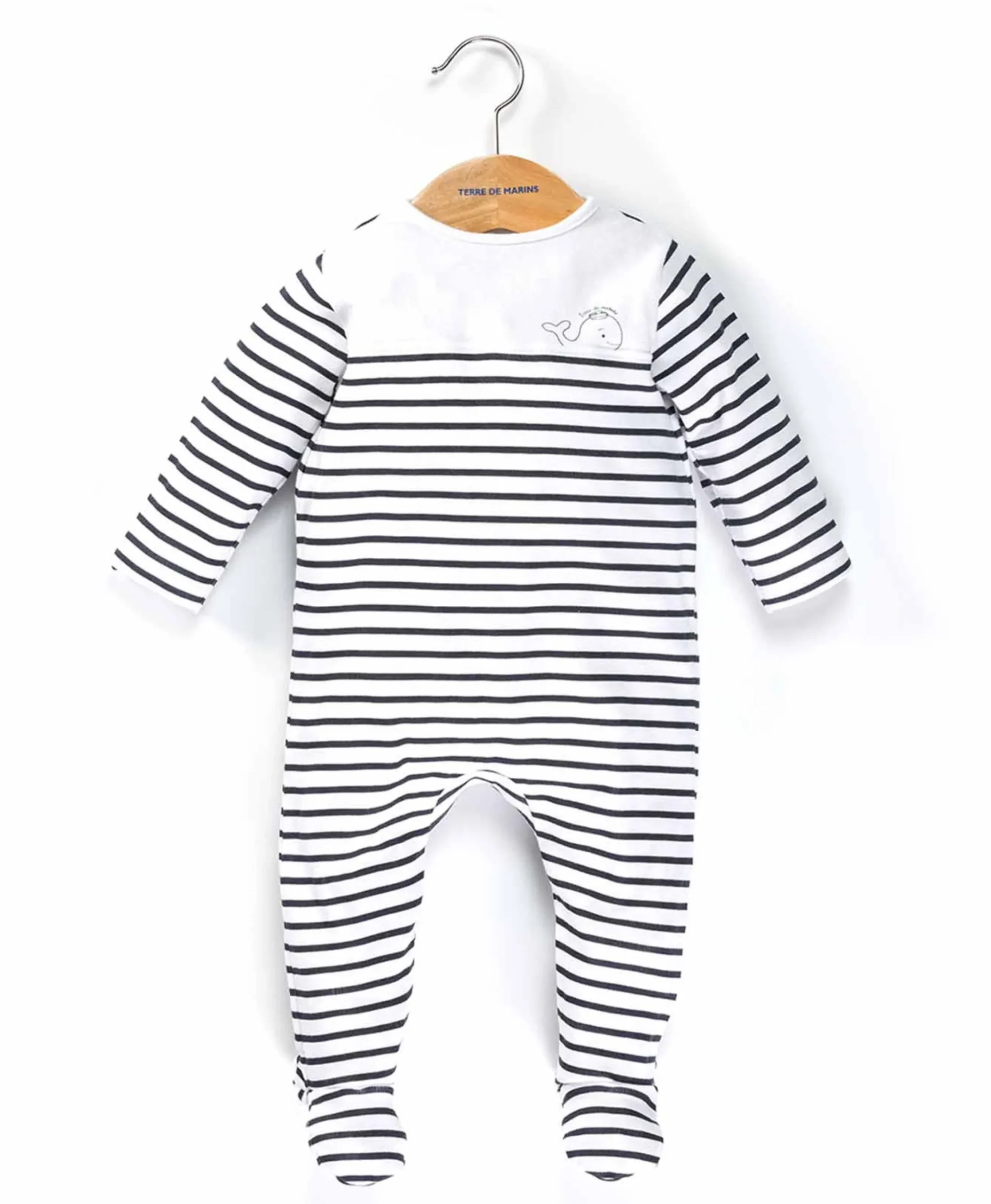 PYJAMA FOND NATUREL RAYE INDIGO NYJAMA