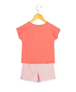 PYJAMA ROSE CORAIL NOURA