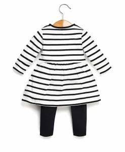 ROBE + BAS FOND NATUREL RAYE MARINE ETYLA