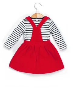 ROBE + HAUT ROUGE RUBIS IROB