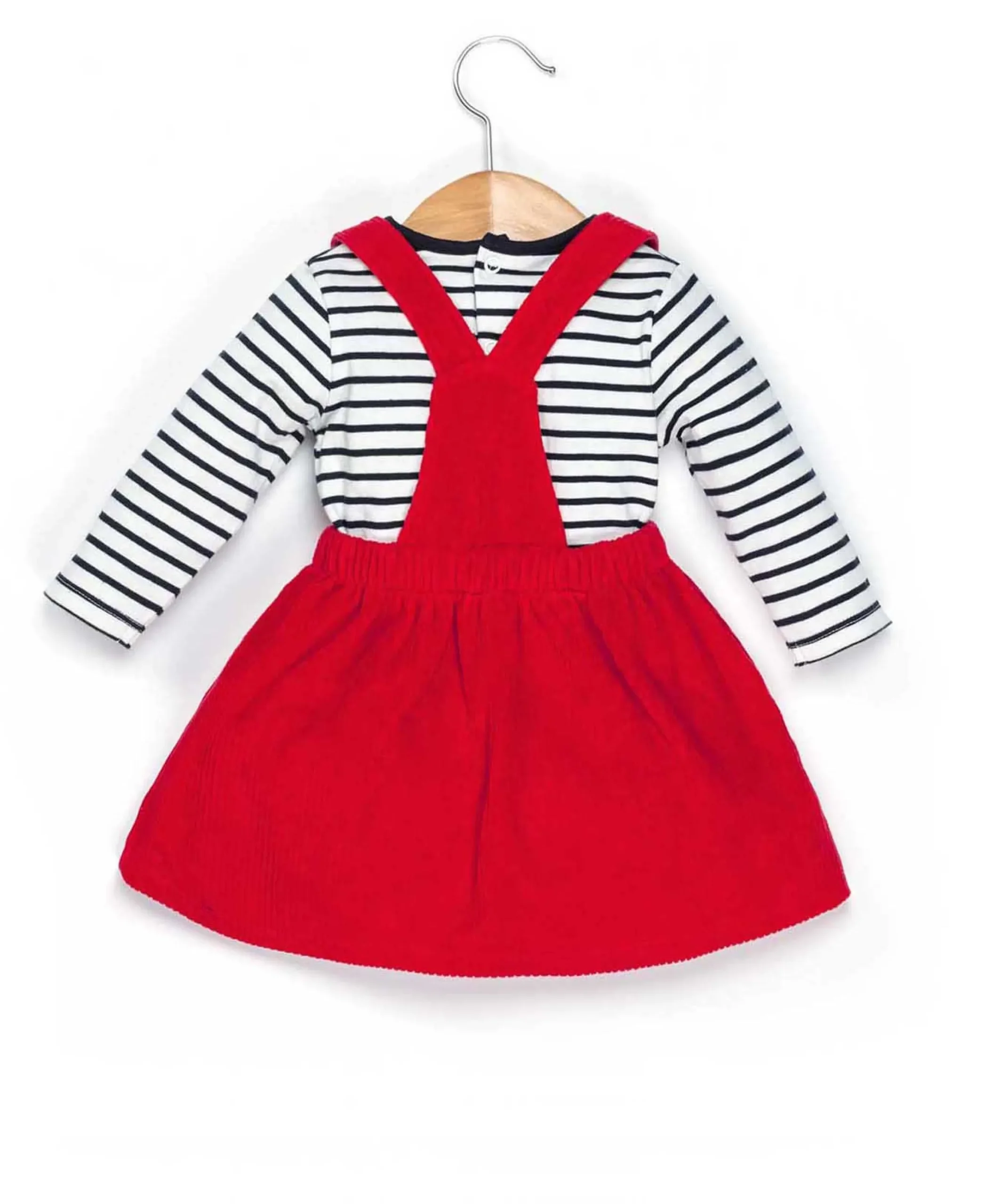 ROBE + HAUT ROUGE RUBIS IROB