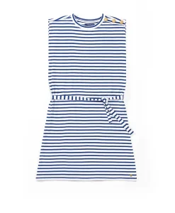 ROBE MC FOND GREGE RAYE BLEU RONRON