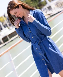 ROBE ML DENIM ROYEL