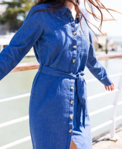 ROBE ML DENIM ROYEL