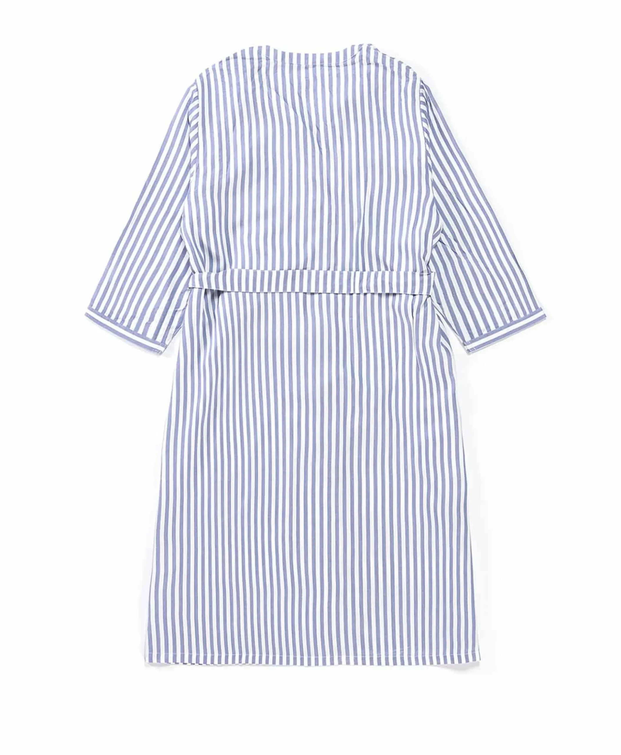 ROBE ML RAYE BLANC / BLEU PAMCONY