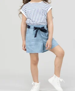 SHORT DENIM CLAIR QUITERIE