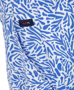 SHORT IMPRIME BLEU VOISIE
