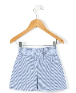 SHORT RAYE BLANC / BLEU QUESSIE
