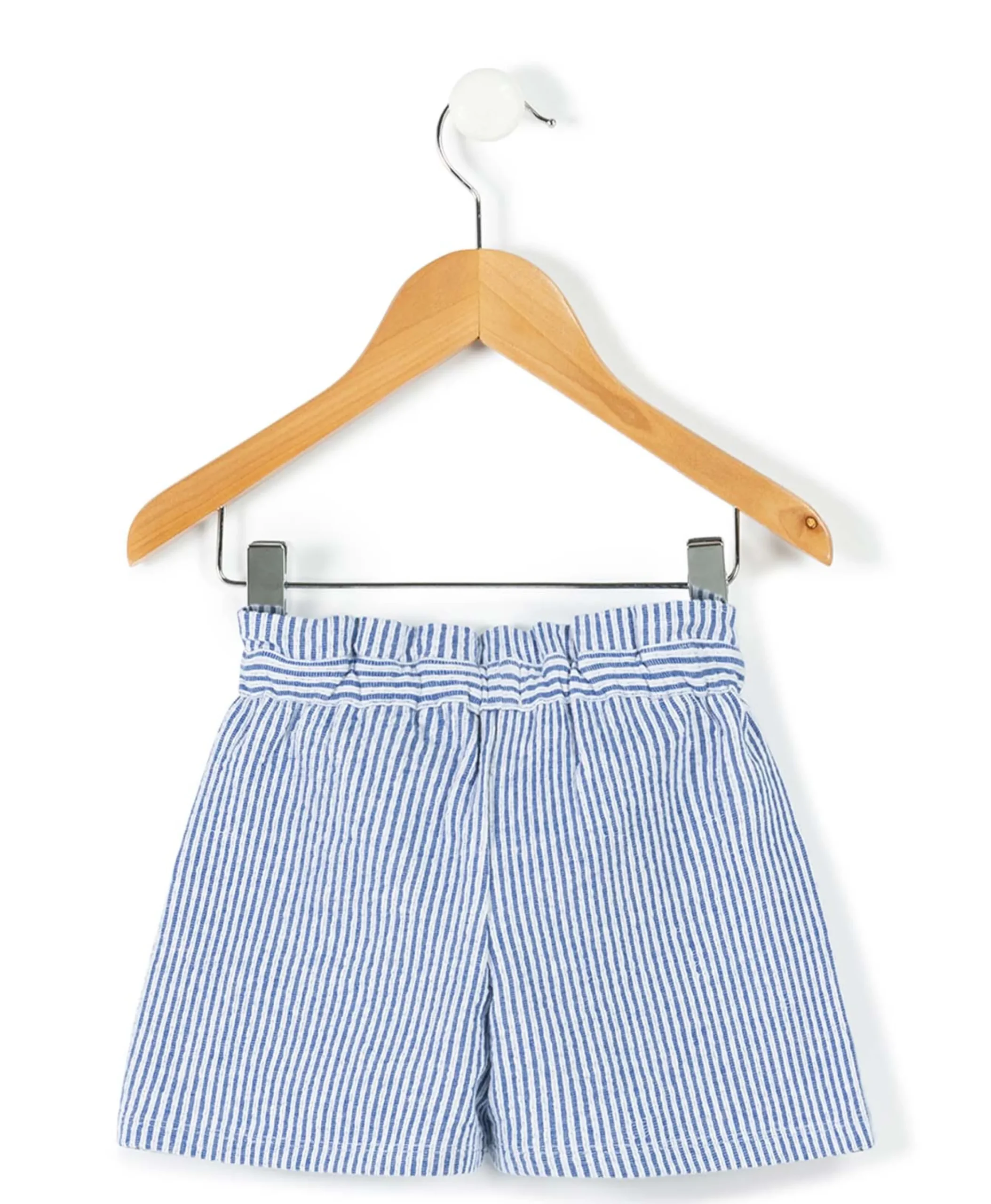 SHORT RAYE BLANC / BLEU QUESSIE