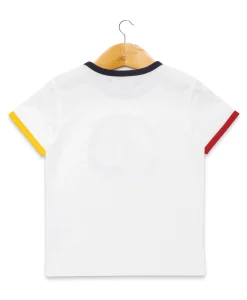 TEE SHIRT MC BLANC OPTIQUE ASYM
