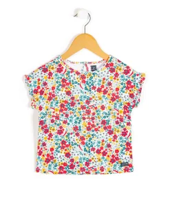 TEE SHIRT MC IMPRIME FLEUR ALAMPE