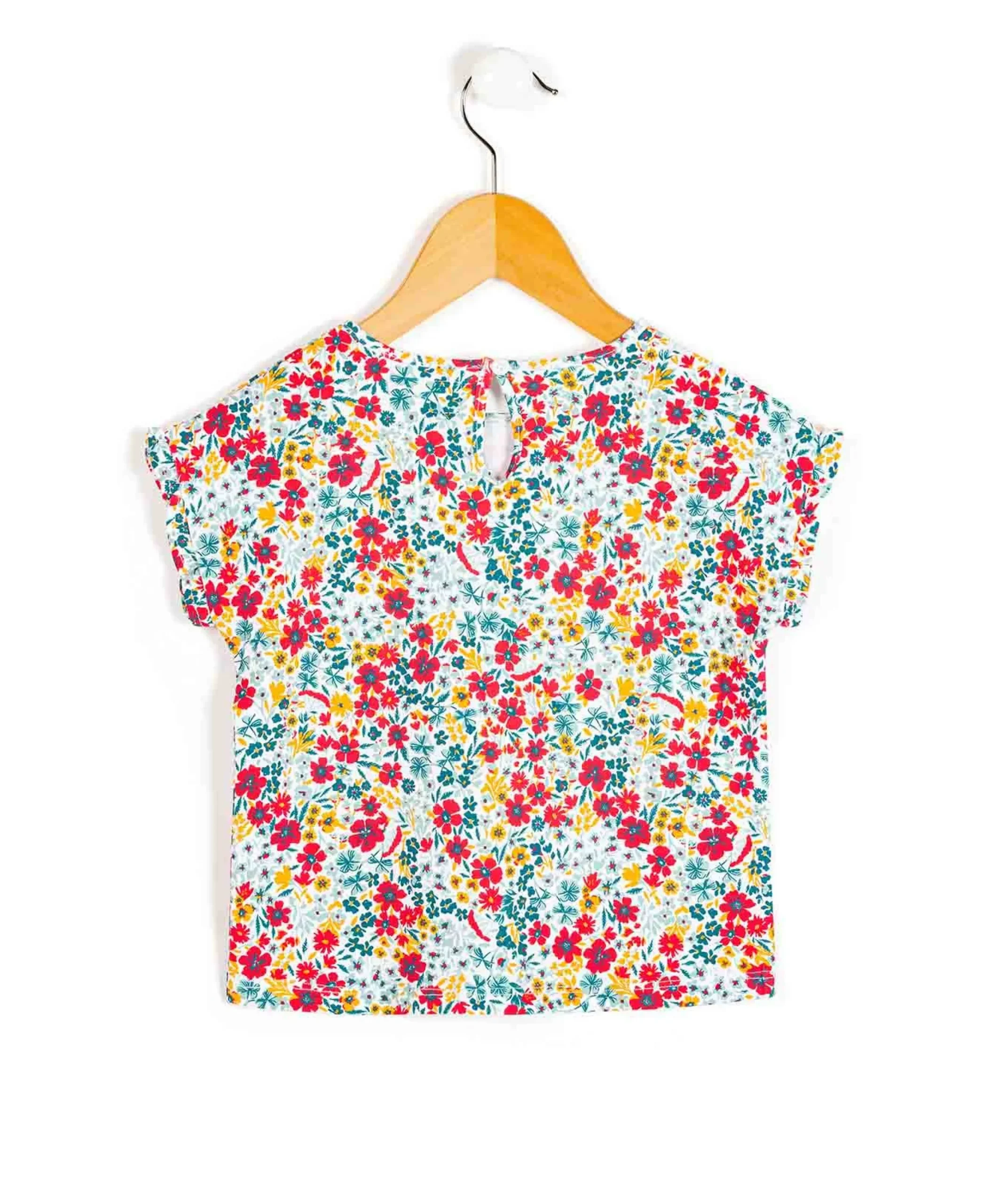 TEE SHIRT MC IMPRIME FLEUR ALAMPE