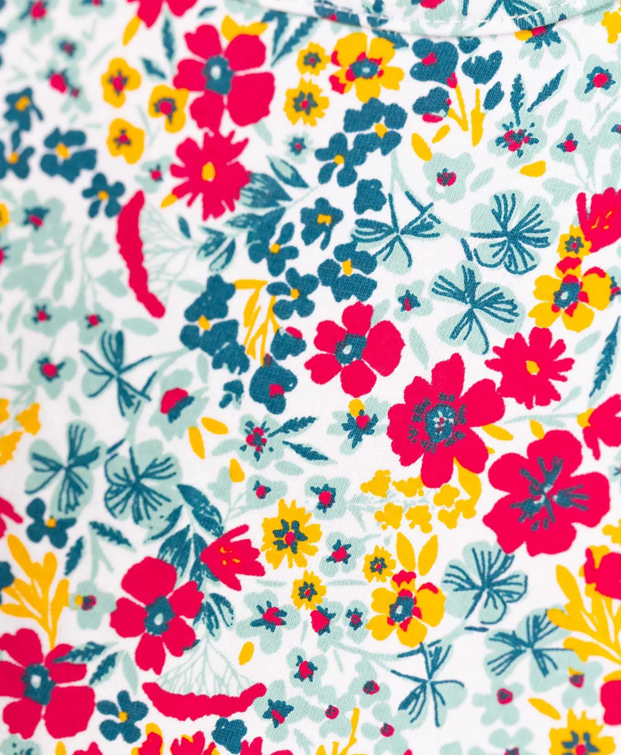 TEE SHIRT MC IMPRIME FLEUR ALAMPE