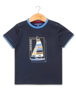 TEE SHIRT MC INDIGO AXUL
