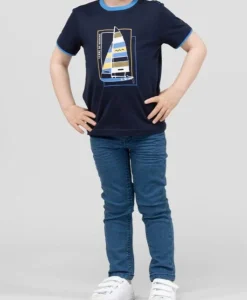 TEE SHIRT MC INDIGO AXUL