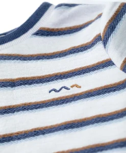 TEE SHIRT MC RAYE MULTICOLORE COUROL