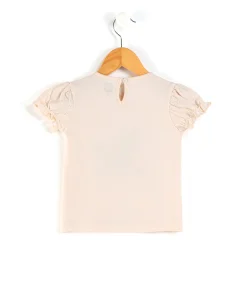 TEE SHIRT MC ROSE SMOOTHIE ADOVE
