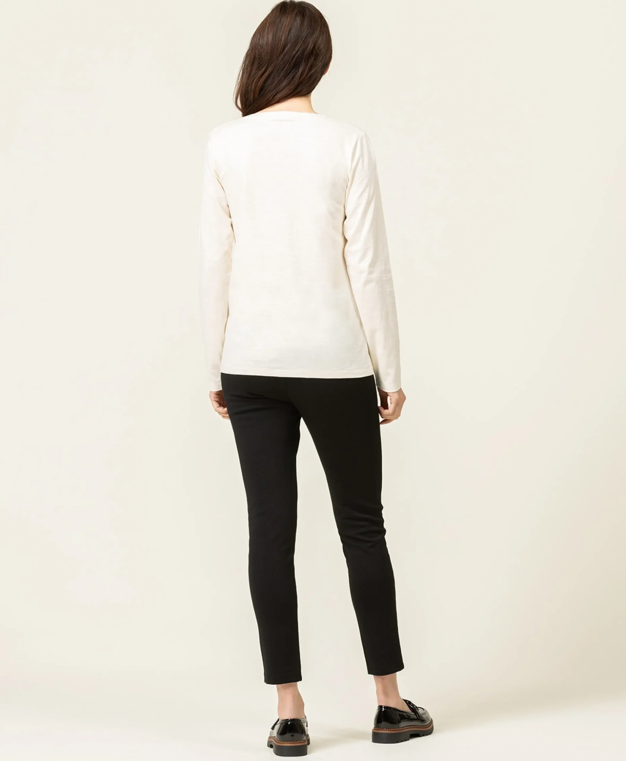 TEE SHIRT ML GREGE TIGRINE