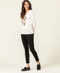 TEE SHIRT ML GREGE TIGRINE