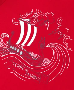 TEE SHIRT ML GRENAT TONILI