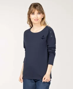 TEE SHIRT ML INDIGO MERITAGE