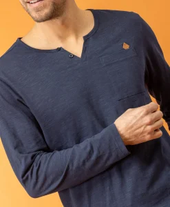 TEE SHIRT ML INDIGO TATORI
