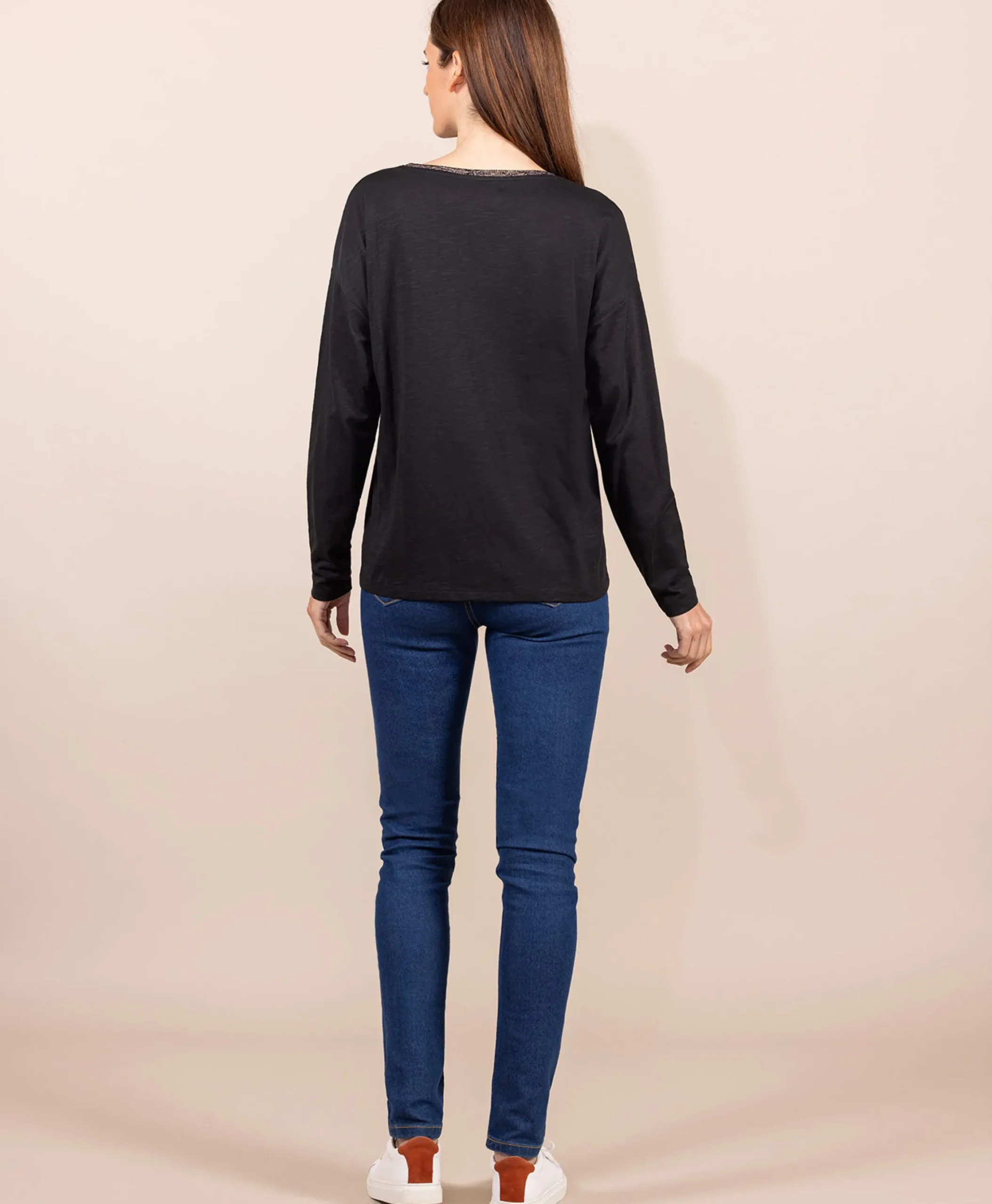TEE SHIRT ML NOIR TRIOL