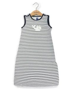 TURBULETTE SsM FOND NATUREL RAYE INDIGO MIGOT