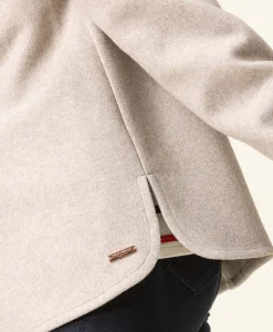 VESTE ML BEIGE CHINE VERDIE