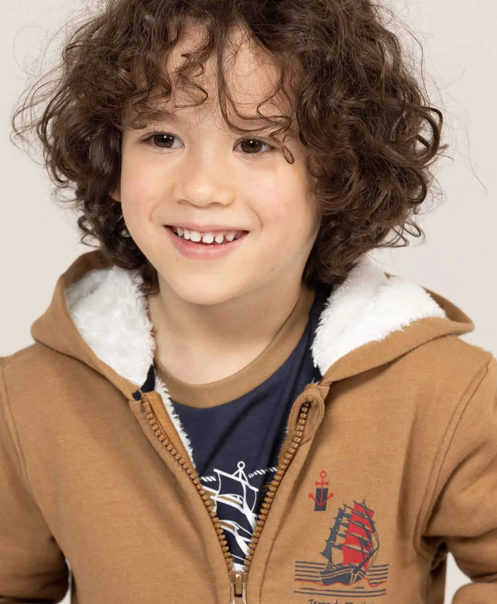 VESTE ML CAMEL ANDEUX