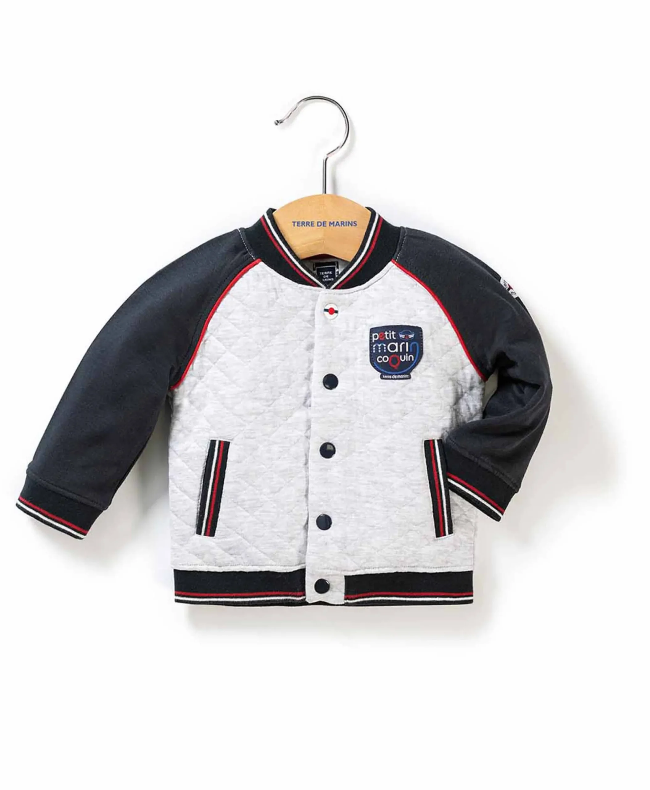 VESTE ML GRIS CHINE ERNANDO