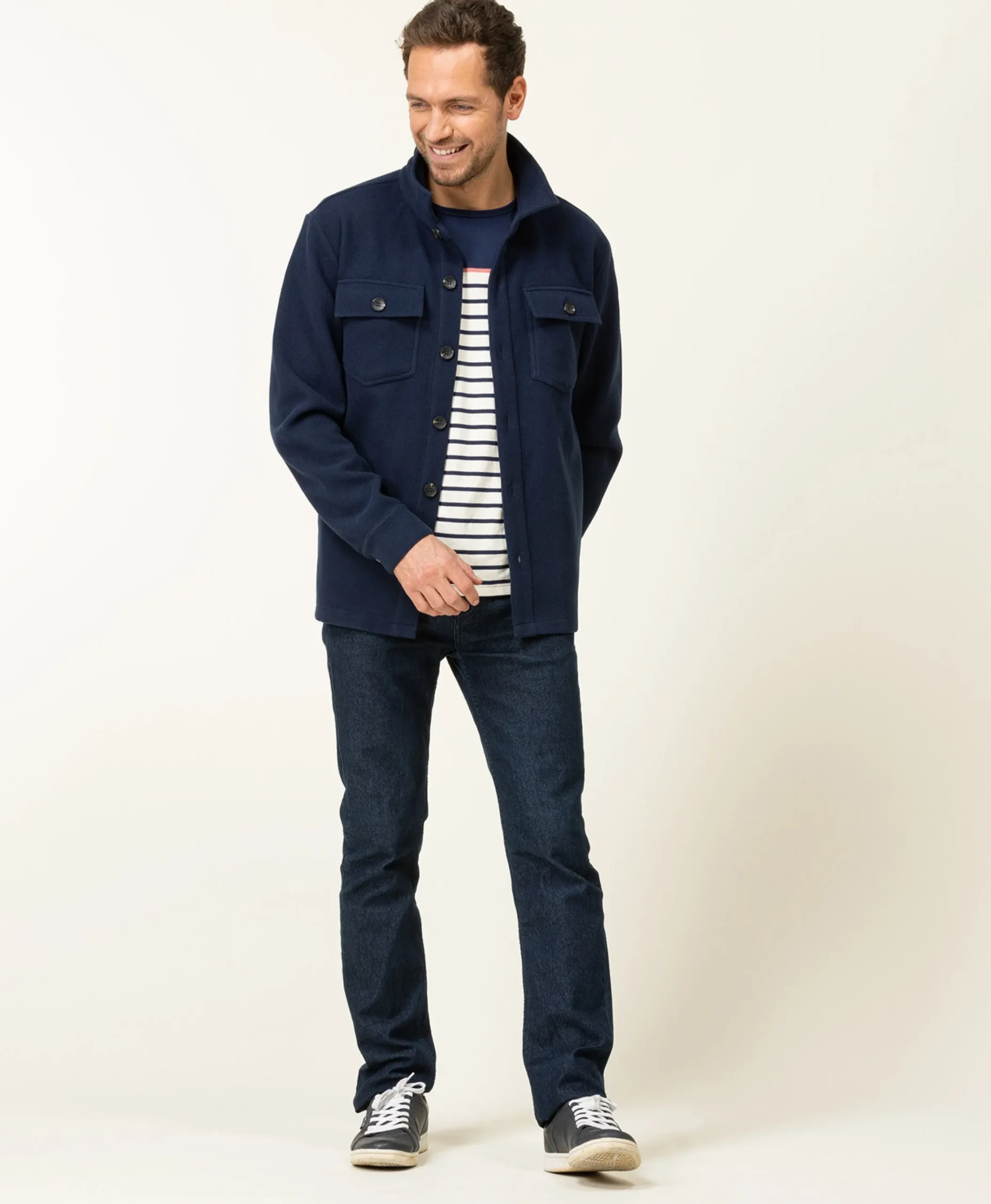VESTE ML INDIGO VERITAGE