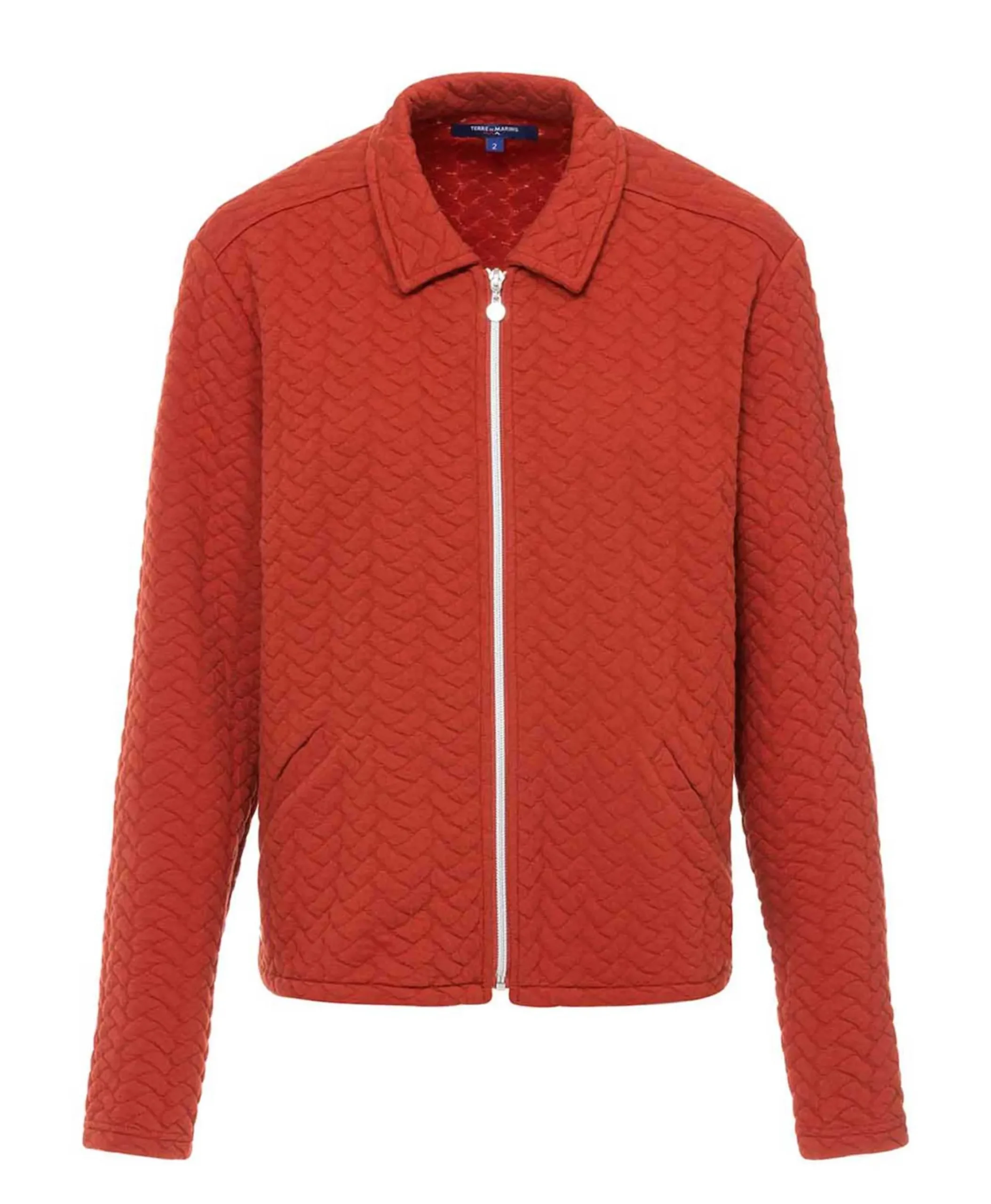 VESTE ML ROUGE ARGILE LIVES