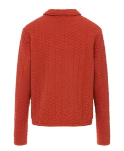 VESTE ML ROUGE ARGILE LIVES