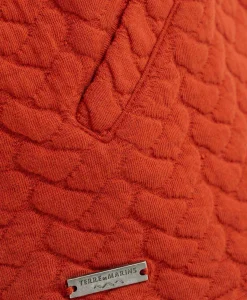 VESTE ML ROUGE ARGILE LIVES