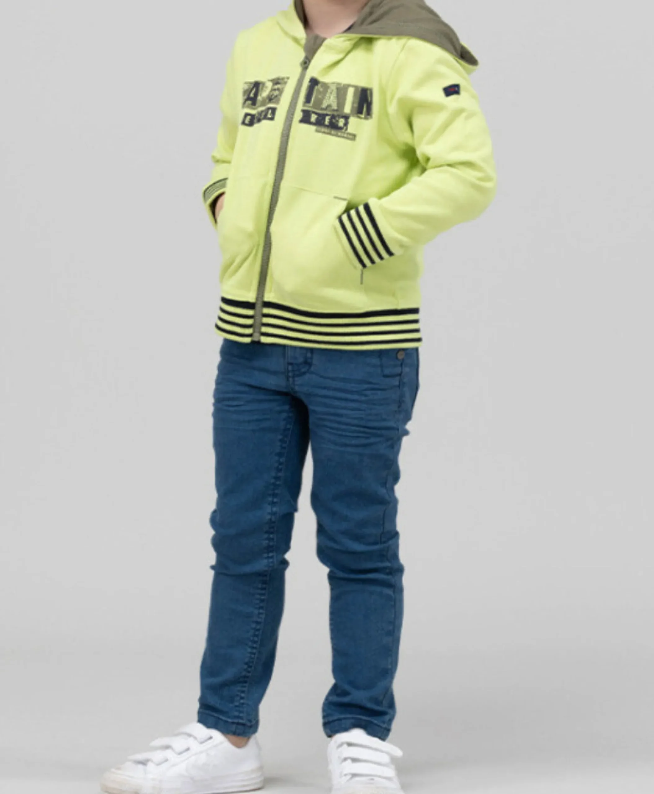 VESTE ML VERT CITRON JOVIC