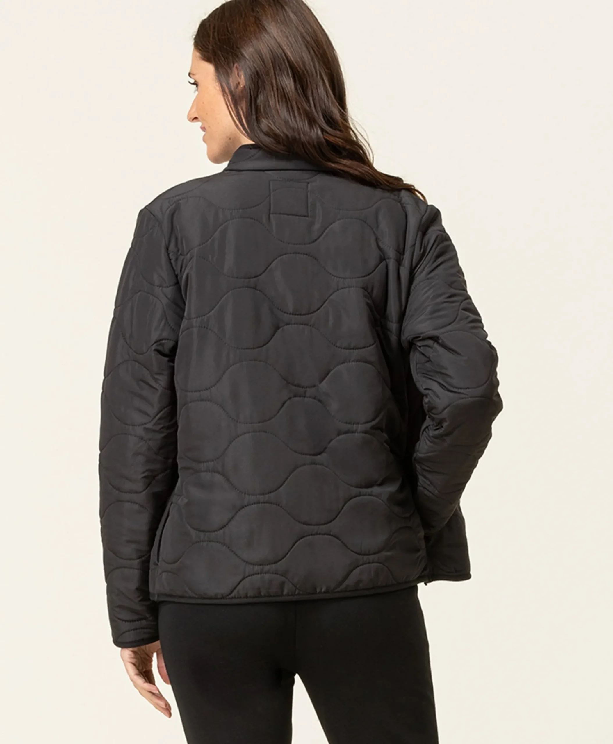 VESTE POLAIRE NOIR VERSE