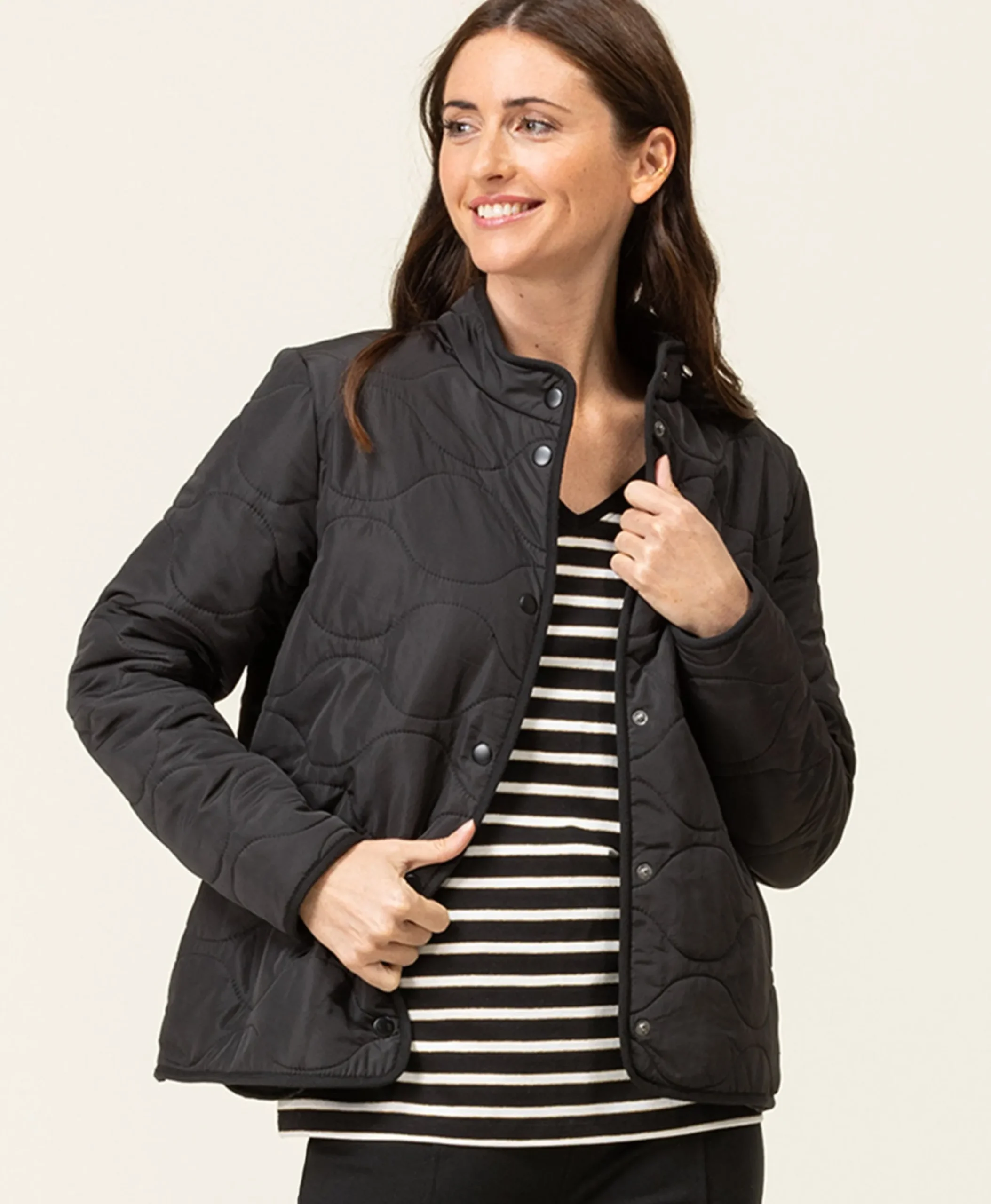 VESTE POLAIRE NOIR VERSE