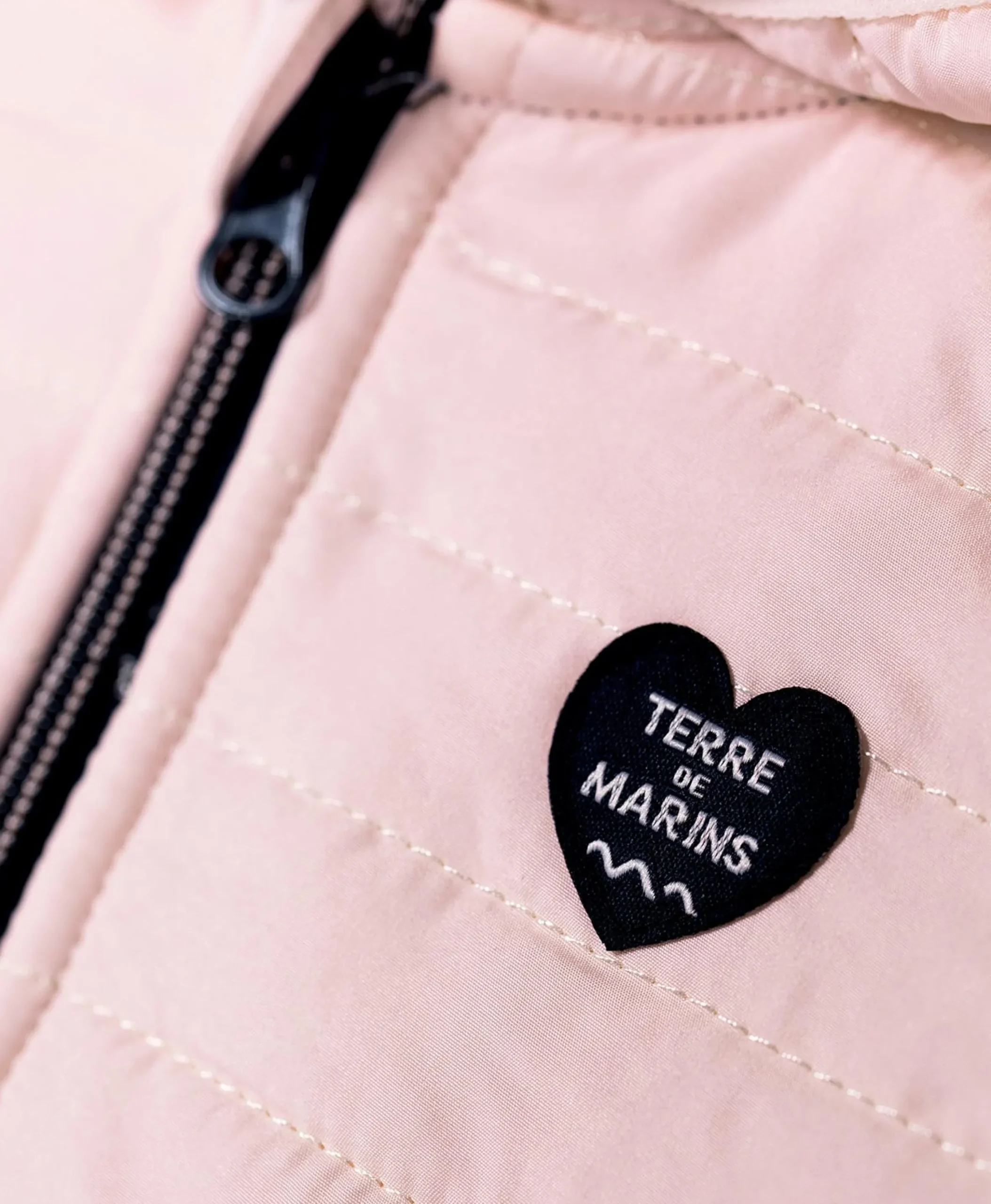 VESTE POLAIRE ROSE CLAIR QORIAL